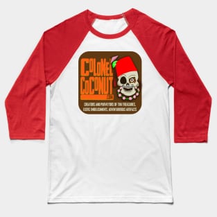 Colonel Coconut Logo Baseball T-Shirt